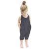 Lindanina Slouch Jumpsuit for Toddlers Baby Harem Strap Romper Little