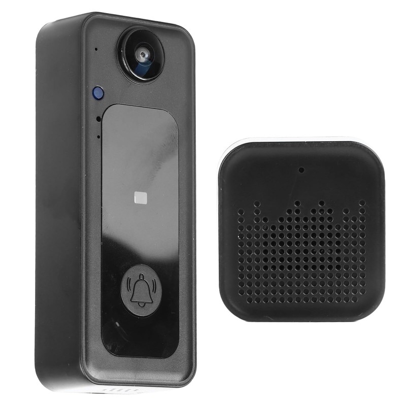 Timbre con Vídeo Inteligente Inalámbrico, Cámara de Timbre con Monitoreo