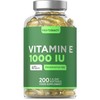 Vitamin E Oil Capsules | 1000iu Strength | 200 Softgels
