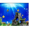 GYWHOOFT Aquarium Aquarium Object, Rock Mountains, Mountains, Hideaway, Shelter, Realistic