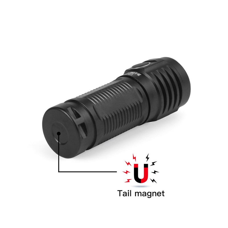 ThruNite T1S V2 EDC Flashlight 184 Meters Throw USB Rechargeable