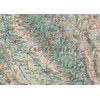 California and Nevada Physical Map - 23.4 x 33.1 Inches