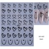 Heart Nail Art Stickers, Valentine’s Day French Heart Nail Decals