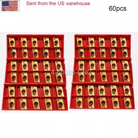 60PCS APMT1604PDER DP Indexable CNC milling cutter Carbide INSERTS APKT1604