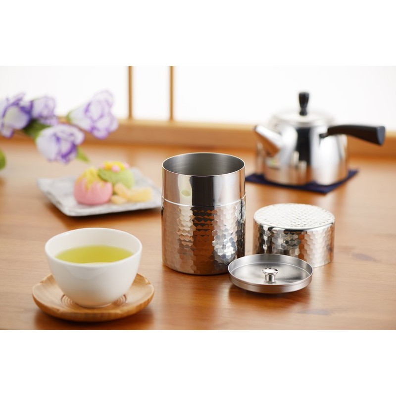 Yoshikawa YJ2119 Tea Bottle & Tea Pan Set, Silver, Stainless