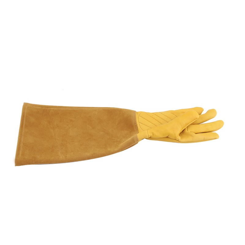 Rose Pruning Gardening Leather Gloves Wearproof Puncture Proof Long Work