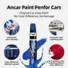 Ancars Touch Up Paint For Cars,Black Car Paint Scratch Repair,2-in-1