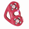 30KN Dual Pulley Zip Line Rescue Cable Trolley Outdoor Rock