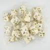 Soft White Nougat Candy, Individually Wrapped Pistachio Nougat, Divinity Candy