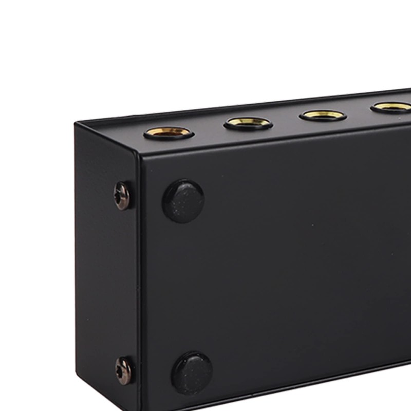 8 Channel Headphone Amplifier, Portable Metal Stereo Audio Amplifier with