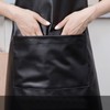 PU Waterproof Apron with One Big Pocket Adjustable Oil Proof