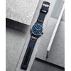 BINLUN Canvas & Leather Watch Band Replacement Fabric Watch Strap