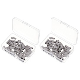 HARFINGTON 100pcs Small Sanding Bands for Nail Drill, 180# Grit Sanding Band, Mini Drill Bits Nail Tech File for Acrylic Gel Nail Shaping Polishing,White