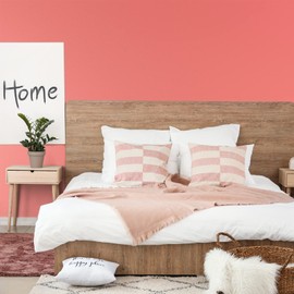 VEELIKE Thick Salmon Pink Peel and Stick Wallpaper Pink Contact Paper for Walls Cabinets Shelf Waterproof 15.7''x354'' Removable Pink Wallpaper Roll Self Adhesive Vinyl Wall Paper for Bedroom Bathroom