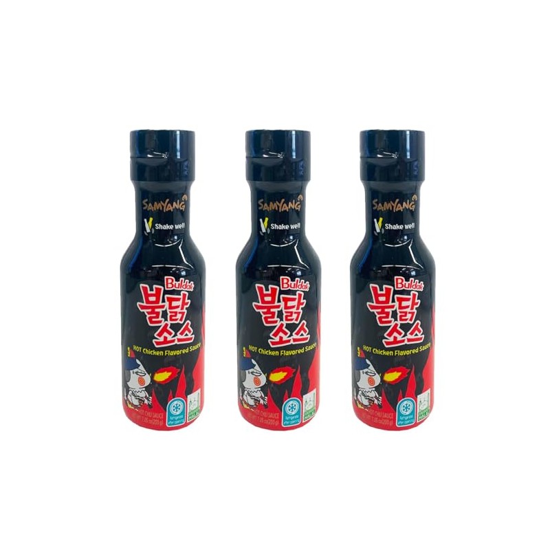 Samyang Buldak Spicy Chicken Sauce Original 7.05 oz x3 Bottles