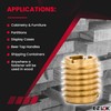 E-Z LOK Knife Threaded Insert for Hard-Wood, Brass Thread Inserts