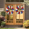 4th of July Independence Day Tulip Wreath Artificial Flower Wreath