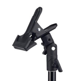PIXAPRO Studio Reflector Clamp Background Holder 5/8 inch Stand Attachment -SMART TOOL MUST HAVE High Load Capacity Light Stand Assistant Rubber Pads