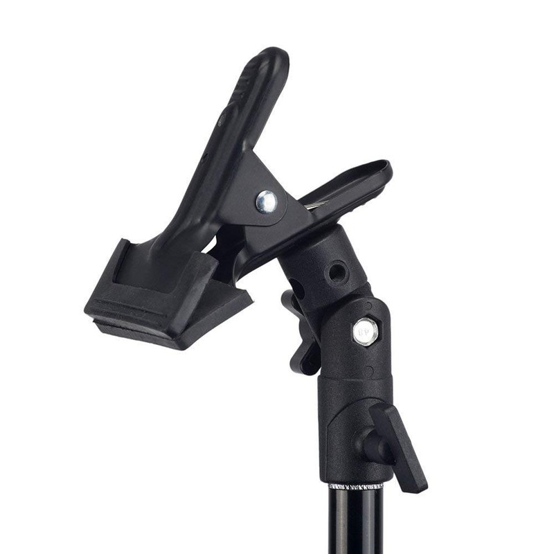 PIXAPRO Studio Reflector Clamp Background Holder 5/8 inch Stand Attachment