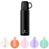 Thermal Flask with Cup 648ml/22oz Flask for Hot Drink, Vacuum