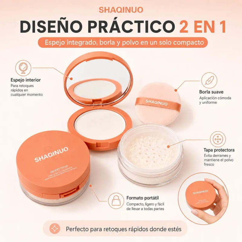 Insta-ready Dúo De Polvos Fijador Para Rostro-tono Bubblegum