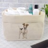 Large 'Jack Russell' Canvas Organiser/Storage Bag (OR00008133)