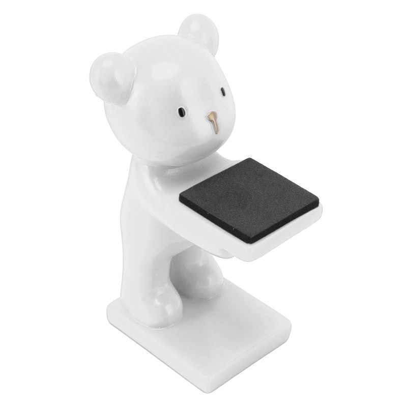 Bear Watch Stand Handcrafted Three Dimensional Modern Style Resin Watch
