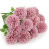 Floweroyal 12pcs Artificial Chrysanthemum Ball Flowers Silk Hydrangea Bridal Wedding