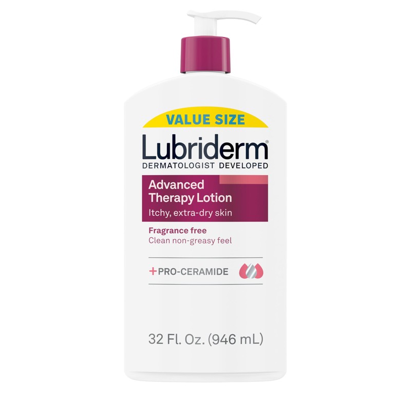 Lubriderm Advanced Therapy Fragrance-Free Moisturizing Hand & Body Lotion +