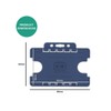 Customcard ltd® Double Sided ID Card Holder Two Sided Badge
