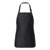 Q-Tees Full-Length Apron with Pouch Pocket - Color: White