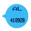 GoSecure VAL06850 S3B Numbered Round Seal - Blue (Pack of 500)