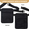 Professional Cleaning Apron with 5 Pockets and Adjustable Waist Belt,