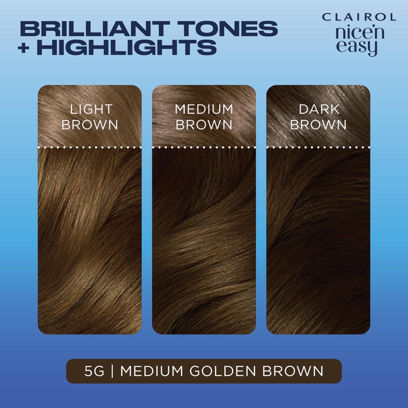 Clairol Nice'n Easy Crème, Natural Looking Oil Infused Permanent Hair