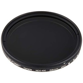 K&F Concept Variable ND Filter, Variable ND Dimming Range, ND2-ND400, Thin Frame Design (Genuine Domestic Product) (2.3 inches (58 mm), Variable ND