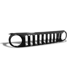 Armordillo USA 8720677 Vertical Style Front Hood Bumper Grille - Piano Black Fits 2007-2014 Toyota FJ Cruiser
