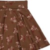 müsli Girls' Flora Skirt, Bark/Cabernet/Nightingale