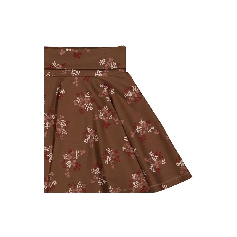 müsli Girls' Flora Skirt, Bark/Cabernet/Nightingale