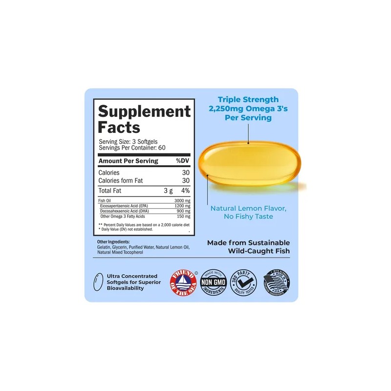 Omega 3 con CoQ10 30 Cápsula BEST HEALTH Multivitamínico
