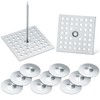 Hotop 100 Set 2-1/2 Inch Perforated Self Stick Insulation Pins