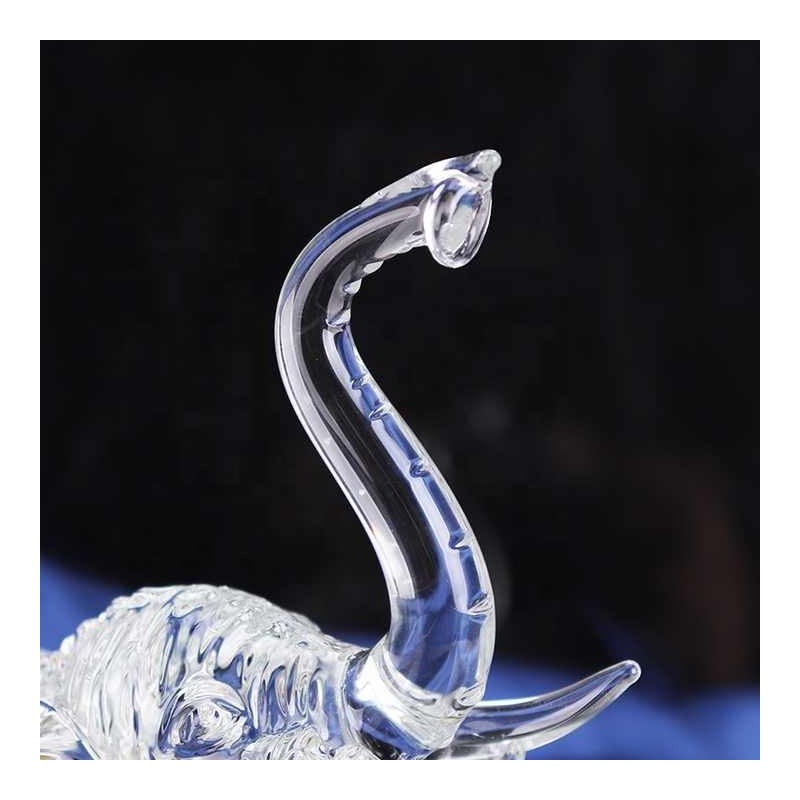 SEGOY Crystal Elephant Animal Figurine Collection Glass Ornament Table -