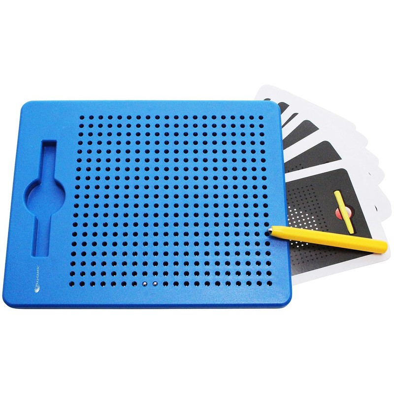 Playtastic Magnetische Reise-Zeichentafel, Stift & Vorlagen, 17,5 x 21,5 cm,
