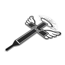 Outanaya Cemetery Grave Stake Acrylic Ornament for Memorials Decorative Stake for Gardens and Graves Lightweight and Commemorative Plaque for Loved Ones