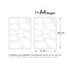 Little Deco DL492 Wall Sticker Clouds I 2 x A4