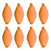 ANCLLO 6pcs Float Foam Olive Shape Indicators Fly Fishing Accessory,