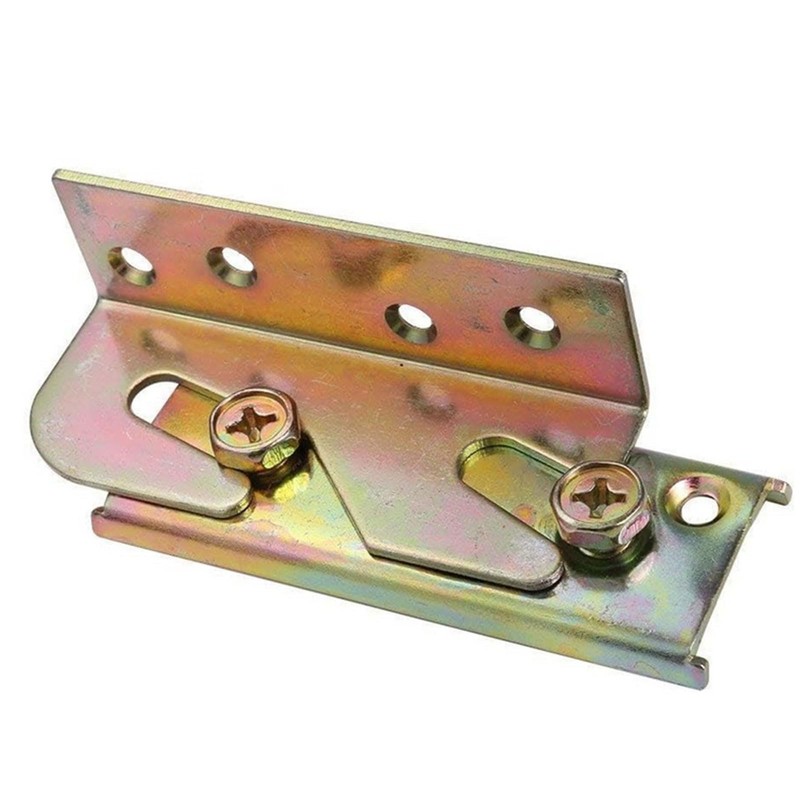 Wmzjnljy 4pcs Bed Brackets Corner Heavy Duty Non-Mortise Bed Hinges