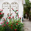 2 Pack Metal Garden Trellis - 19.7"W x 71"H Rustproof