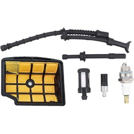 Hippotech Air Filter and Spark Plug with Heating Oil Line for STIHL 020T MS200 MS200T