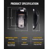 Partsam Cab Marker Light, Smoke Lens Eye Shape Amber 13