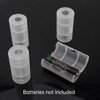 OriGlam 4Pcs AA to C Size Battery Converter, Battery Adapter